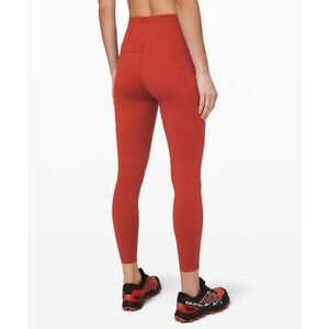 Lululemon Fast and Free Tight II 25" *Non-Reflective Nulux Magma Size 10 Women's